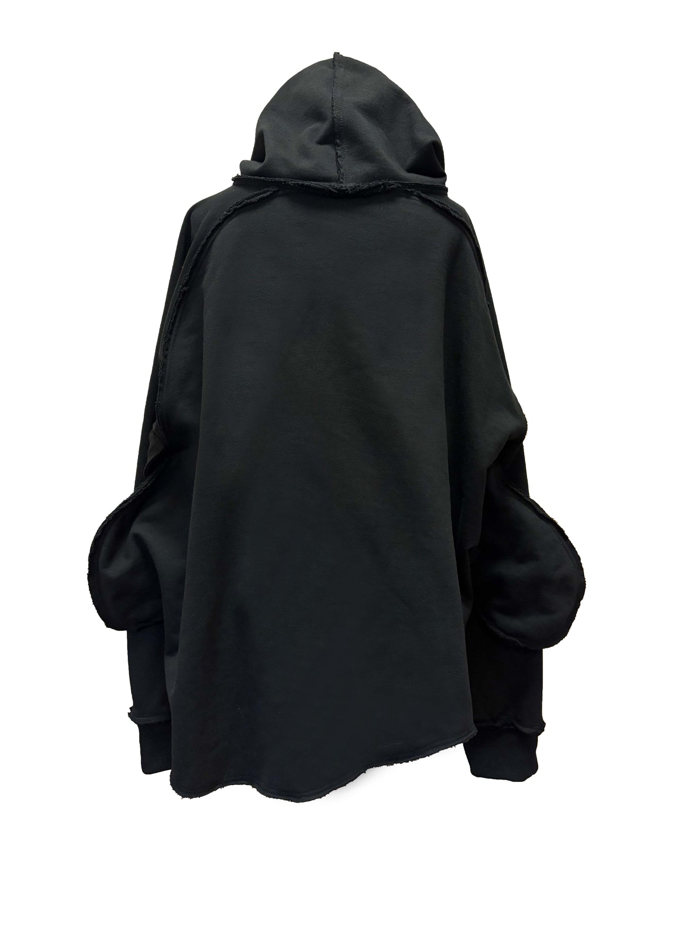 RAW EDGE KUROKAMI FACE HOODIE ONE SIZE